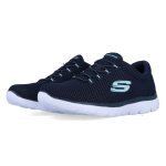 Chaussures de course � pied skechers summits pour femmes - bleu - fitness