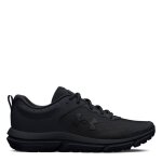 Under armour charged assert 10 homme - chaussures de running noir amorti charged drop 10 mm