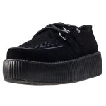 Chaussures creeper noir t. u. k blackout party mixte - pointure 44 - suede - lacets - semelle caoutchouc ...