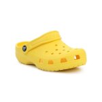 Chaussures crocs classic clog jaune - mixte / enfant