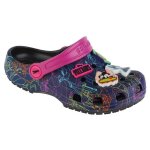 Chaussures crocs disney villains classic kids clog - noir rose - enfant