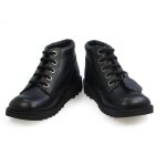 Kickers kick hi - ikf0000579btw - enfant - noir - mixte