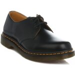 Chaussures en cuir noir dr. martens 1461 smooth pour homme et femme