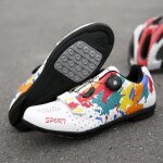 Chaussures de cyclisme - ecelencyclingshoes - blanc - vlo sur route - respirant - adulte