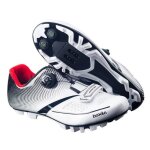 Chaussures de cyclisme vtt homme solide lger aration - blanc
