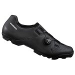 Chaussure de cyclisme vtt shimano xc3 wide - noir - respirant - adulte - montagne