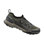 Chaussures de cyclotourisme / randonn�e shimano sh - ex700 pour femme - vert olive - taille 41