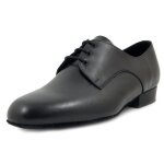 Chaussure de danse pour homme cuir noir confort osvaldo pericoli