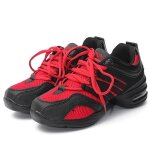 Chaussures de danse moderne sport basket lacets sneakers femme respirant