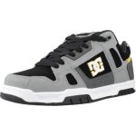 Chaussure dc stag m - gris - homme - lacets - textile