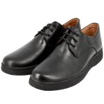 Chaussures derby homme de ville en cuir noir