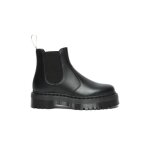 Chaussures dr. martens vegan 2976 quad mono chelsea - noir - hauteur de la tige moyenne - a lastique ...