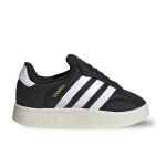 Chaussures pour enfant - adidas - samba home j - noir - lacets - plat