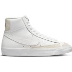 Chaussure pour enfant nike blazer mid 77 da4086 - 104 - blanc - cuir - lacets