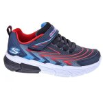 Chaussures enfant - skechers - microspec - noir et bleu - lacets - tige synth�tique