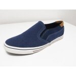 Chaussures dété homme - bateau mocassin en tissus - bleu jean - semelle caoutchouc - confortable et léger ... Chaussures dété homme - bateau mocassin en tissus - bleu jean - semelle caoutchouc - confortable et léger ...
