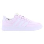 Chaussures femme adidas breaknet 20 rose - synthétique - lacets - plat Chaussures femme adidas breaknet 20 rose - synthétique - lacets - plat