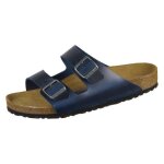 Chaussures femme - birkenstock - arizona sfb - cuir - bleu