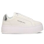 Chaussures femme - calvin klein jeans - bold platform - blanc - plateau - lacets