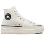 Chaussures femme - converse - chuck taylor all star construct - blanc - talon plat - lacets - textile ...