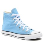 Chaussures femme converse chuck taylor all star fall tone bleu - dessus textile - lacets - talon plat ...