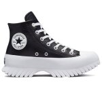 Baskets noir femme converse lugged