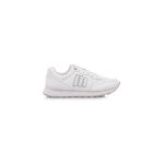 Chaussures femme mustang sofy - blanc - lacets - tige synth�tique