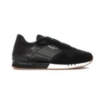 Chaussures femme pepe jeans black london w troy noir - dessus synth�tique - talon plat - lacets