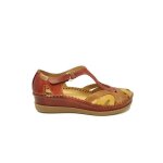 Chaussures femme - pikolinos w8k - 1569c1 - cuir rouge - confortable et tendance