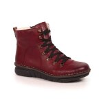Chaussures femme rieker rkr559 bordeaux - lacets - talon plat - tige basse