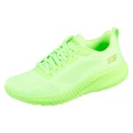 Chaussures femme - skechers - 117216limebobs - lacets - vert - textile