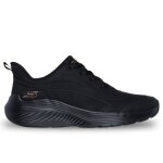 Chaussures femme skechers bobs squad waves - just wading noir - lacets - talon plat