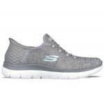 Chaussures pour femme skechers summits - dazzling haze 149937 - gymt gris