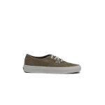 Chaussures femme vans authentic vert - canvas - lacets - plat