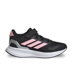 Chaussures pour fille - adidas - runfalcon 5 el c - noir - lacets - talon plat