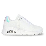 Chaussures pour fille - skechers - uno gen1 - blanc - cuir - lacets