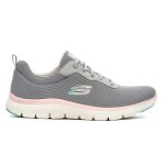 Chaussures de fitness femme skechers flex appeal 4. 0 149303 - gylp gris - route - running