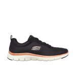 Chaussures de fitness pour femme - skechers - flex appeal 4. 0 - brilliant v - noir - synthtique