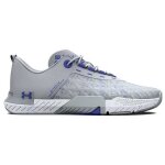 Chaussures de fitness femme under armour ua w tribase reign 5 - gris / blanc / baja blue - indoor