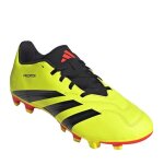 Chaussures de foot - adidas - predator club ig7757 - jaune / noir - crampons moul�s - indoor