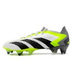Chaussures de foot - adidas - predator precision. 1 l sg - blanc - terrain gras - crampons visss