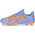 Chaussures de foot crampons mouls enfant - puma future play - bleu et orange