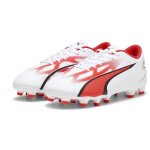 Chaussures de foot - puma - ultra play - crampons mouls - junior - blanc