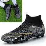 Chaussures de football - autrement - garçon - noir - crampons - entraînement en herbe Chaussures de football - autrement - garçon - noir - crampons - entraînement en herbe
