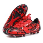 Chaussures de football pour enfants - remycoo - ks? gar�ons fg avec bouton rotatif - crampons moul�s ...