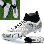 Chaussures de football garon chaussures de football enfants chaussure foot crampons chaussures dentranement ...