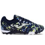 Chaussures de football joma maxima pour homme - bleu - lacets - synthtique