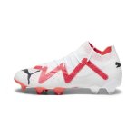 Chaussures de football de football puma future ultimate fg / ag - pack breakthrough - puma white / puma ...