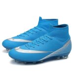 Chaussures de football - vitata - enfants - cuir pu - semelle antidérapante - vissées ag Chaussures de football - vitata - enfants - cuir pu - semelle antidérapante - vissées ag