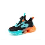 Chaussures pour garons printemps et automne vitata - chaussures en maille respirante - scratch - noir ...